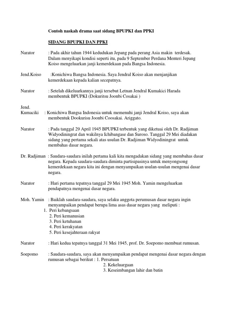 Naskah Drama Tentang Kemerdekaan 5 Orang – Nasi