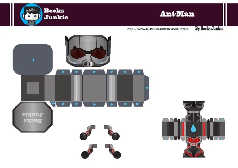 Papercraft de dragon ball, z y super. Ant Man Mini Papercraft By Becks Junkie Pdf