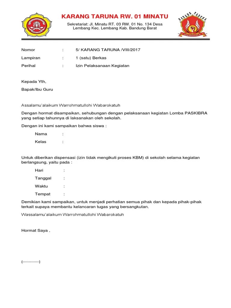 Karang taruna adalah lembaga kemasyarakatan yang merupakan wadah. Contoh Kop Surat Organisasi Karang Taruna Audit Kinerja
