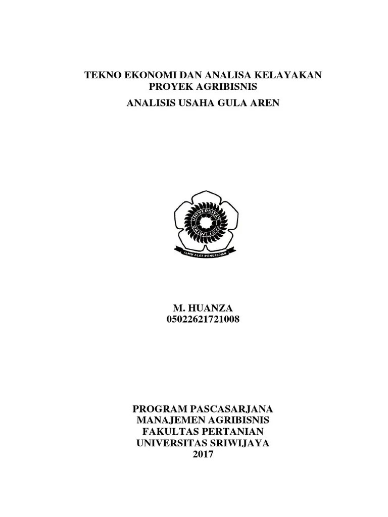 Terdapat 5 saluran pemasaran gula aren di … Analisis Kelayakan Usaha Gula Aren M Huanza Pdf