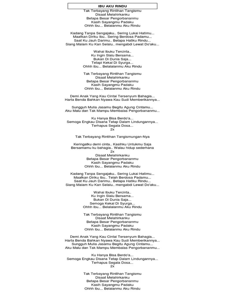 Tak Terbayang Rintihan Tangismu | PDF