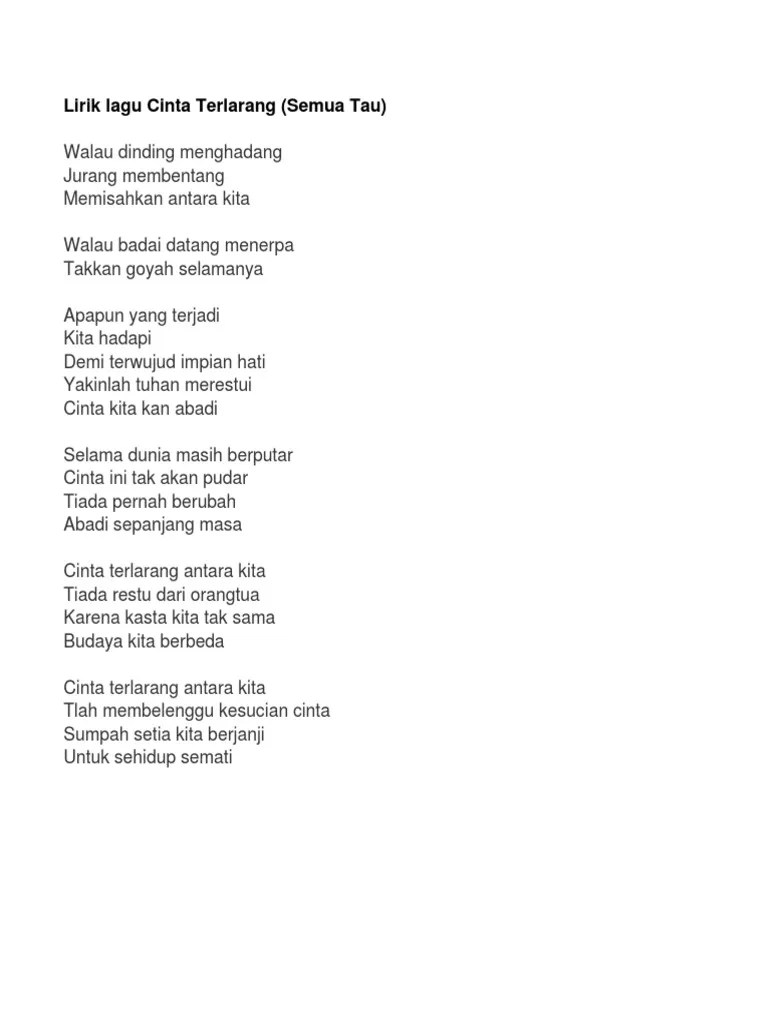 Yuk, cari artikel lirik lagu . Lirik Lagu Pdf