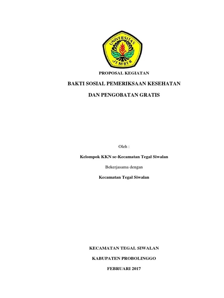 Home contoh proposal kegiatan bakti sosial. Proposal Kegiatan Bakti Sosial Pdf