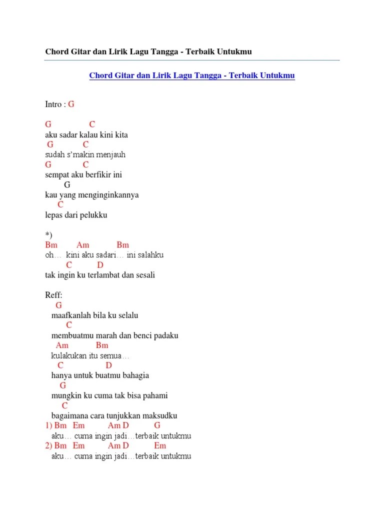 Kunci Gitar Melly Goeslaw Mungkin Mudah