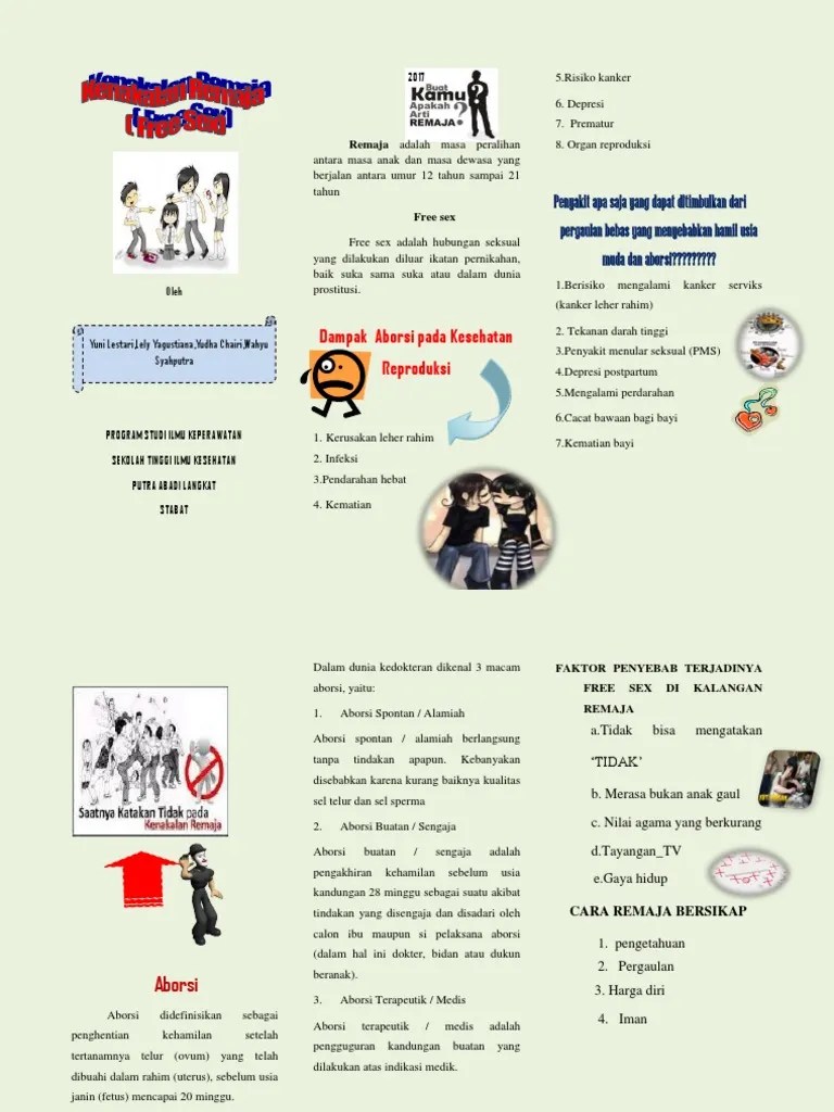 Kenakalan Remaja Leaflet | PDF