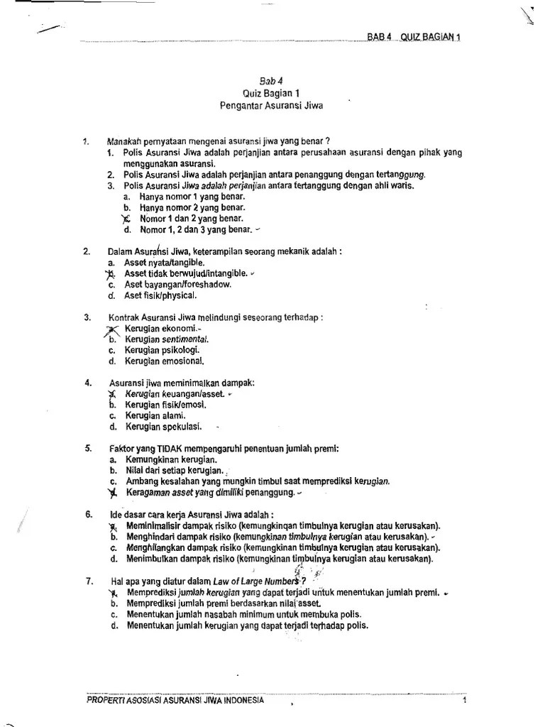 Soal Ujian AAJI PDF | PDF