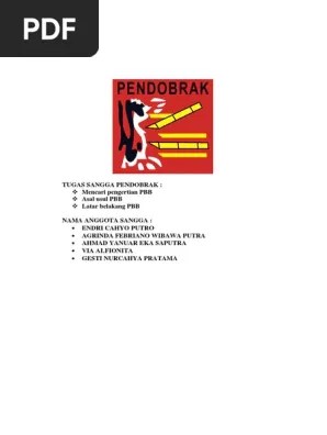 Tugas Sangga Pendobrak | PDF