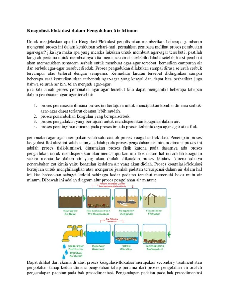 Koagulasi Dan Flokulasi | PDF