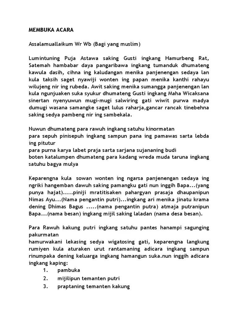 Mengidentifikasi teks 1 memilih contoh lakon wayang. Membuka Acara Pdf