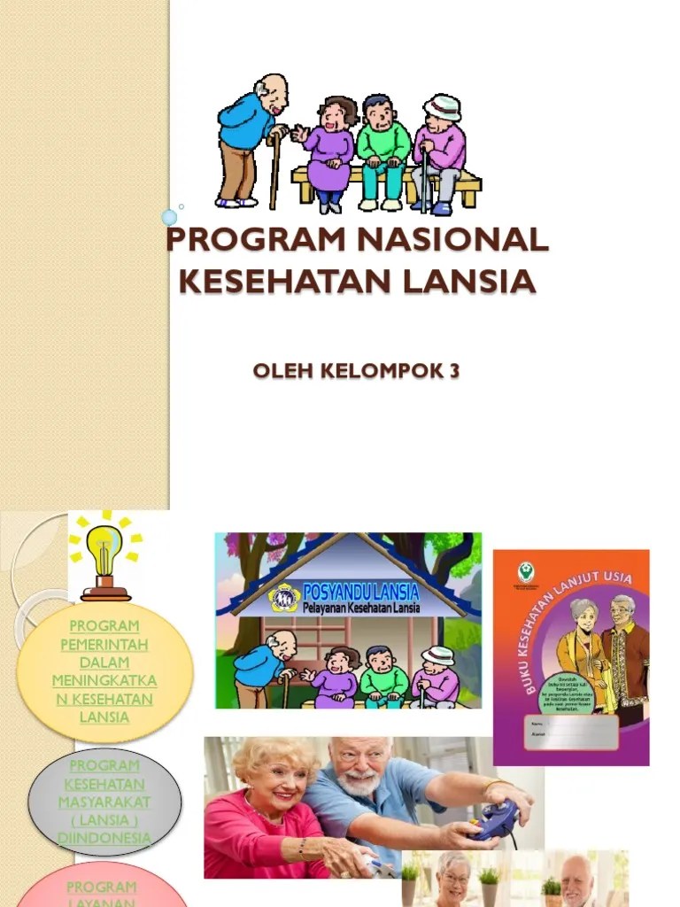 Program Nasional Kesehatan Lansia | PDF