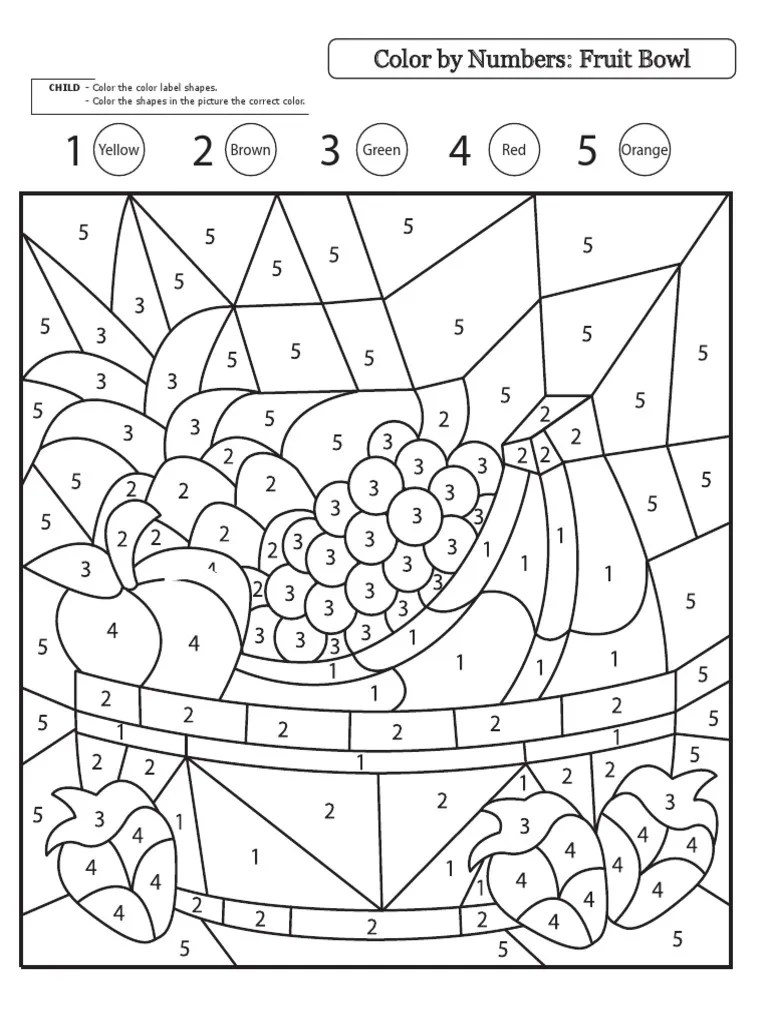 Coloring By Number Pdf