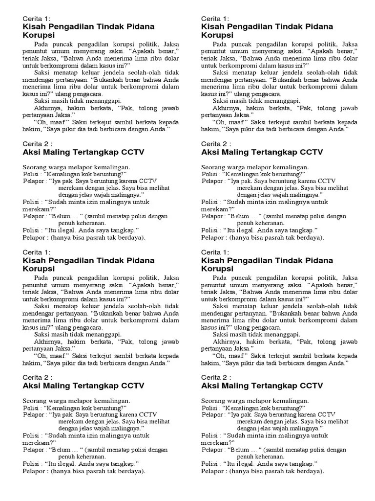 Anekdot CCTV Narasi | PDF