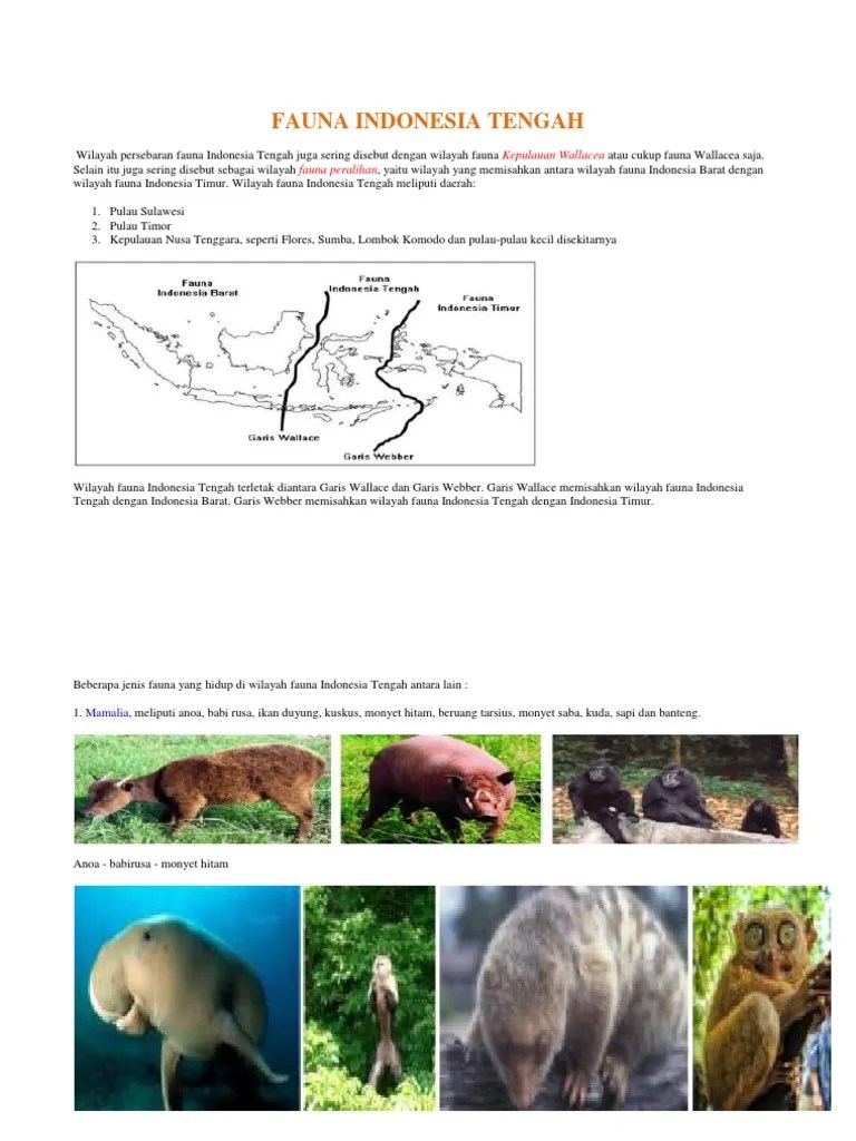 Flora Dan Fauna Indonesia | PDF