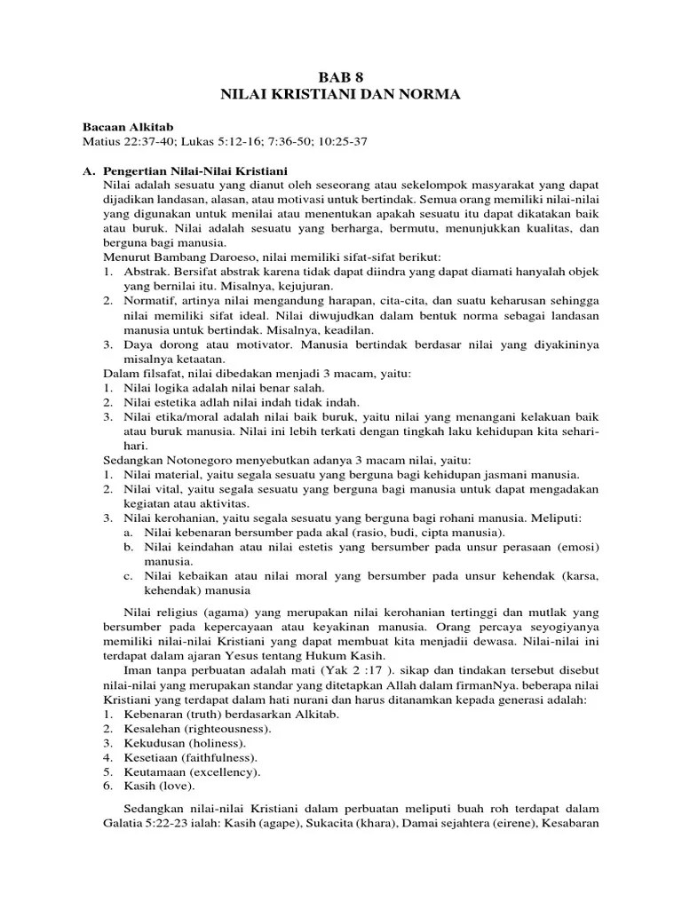 Agama Bab 8 Dan 9 | PDF