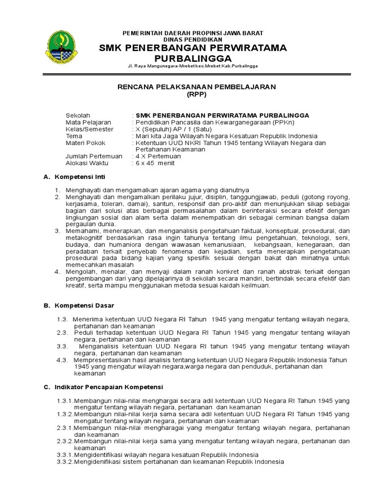 Bab 3 Ketentuan Uud Nri Tahun 1945 Tentang Wilayah Negara Dan Pertahanan  Dan Keamanan | PDF