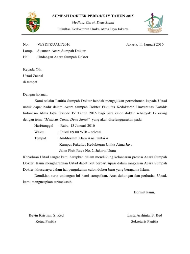 Undangan Pemuka Agama Islam | PDF