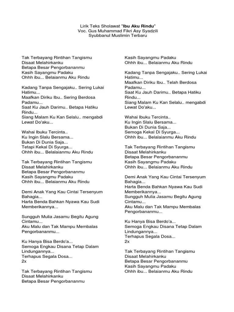 Aplikasi ini berisi lagu sholawat yang merdu sekali, dibawakan oleh gus azmi yang sudah sangat terkenal dengan kekhasan suaranya yang merdu sekali. Lirik Teks Sholawat Pdf