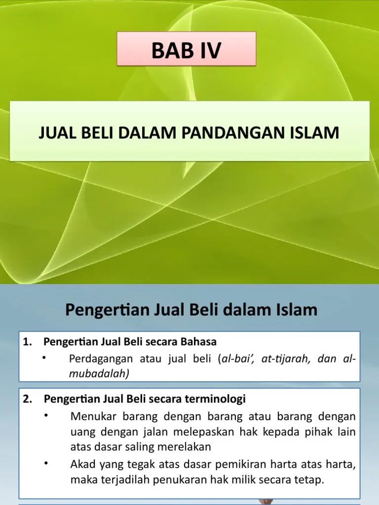 Hukum Jual Beli | PDF