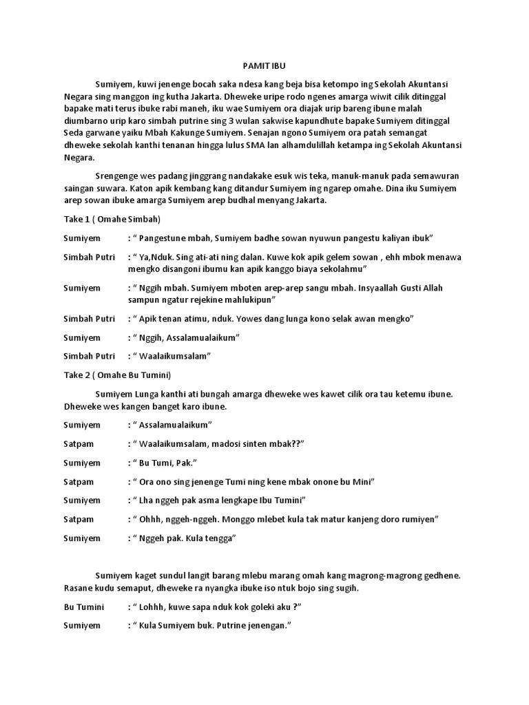 Drama Bahasa Jawa | PDF