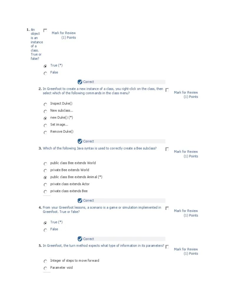 Section 1 quiz answer all questions in this section 1. Kunci Jawaban Java Fundamentals Masnurul