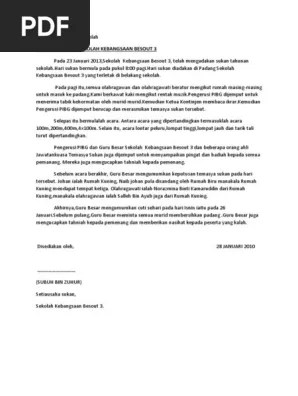 Karangan Laporan Tentang E-Sukan : Contoh Laporan Sukan Tahunan Sekolah Pdf