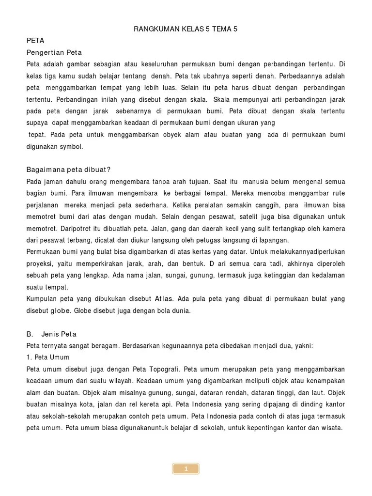 Rangkuman materi ipa kelas 5 tema 3 subtema 3. Rangkuman Materi Tema 5 Kelas 6 Revisi 2018 Belajar