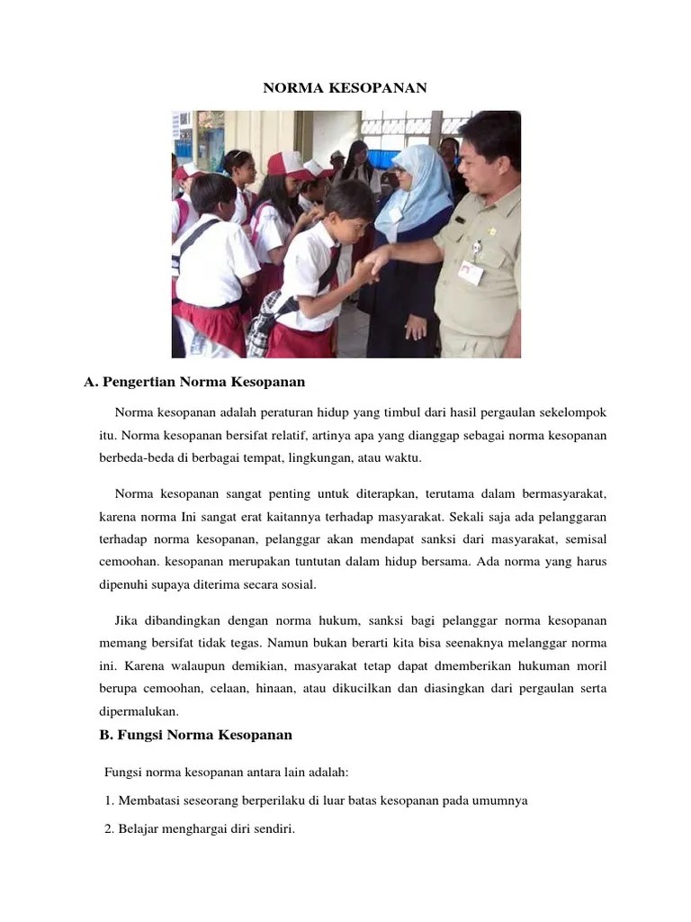 Norma Kesopanan | PDF