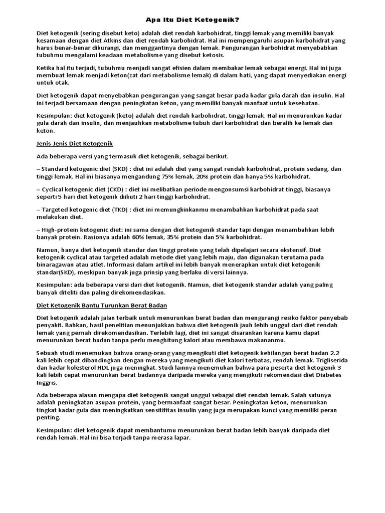 Keto Diet Adalah – TipSehatFit.com