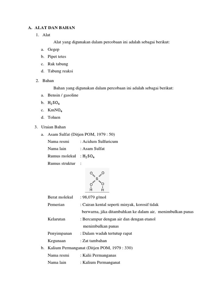 Alat Dan Bahan | PDF