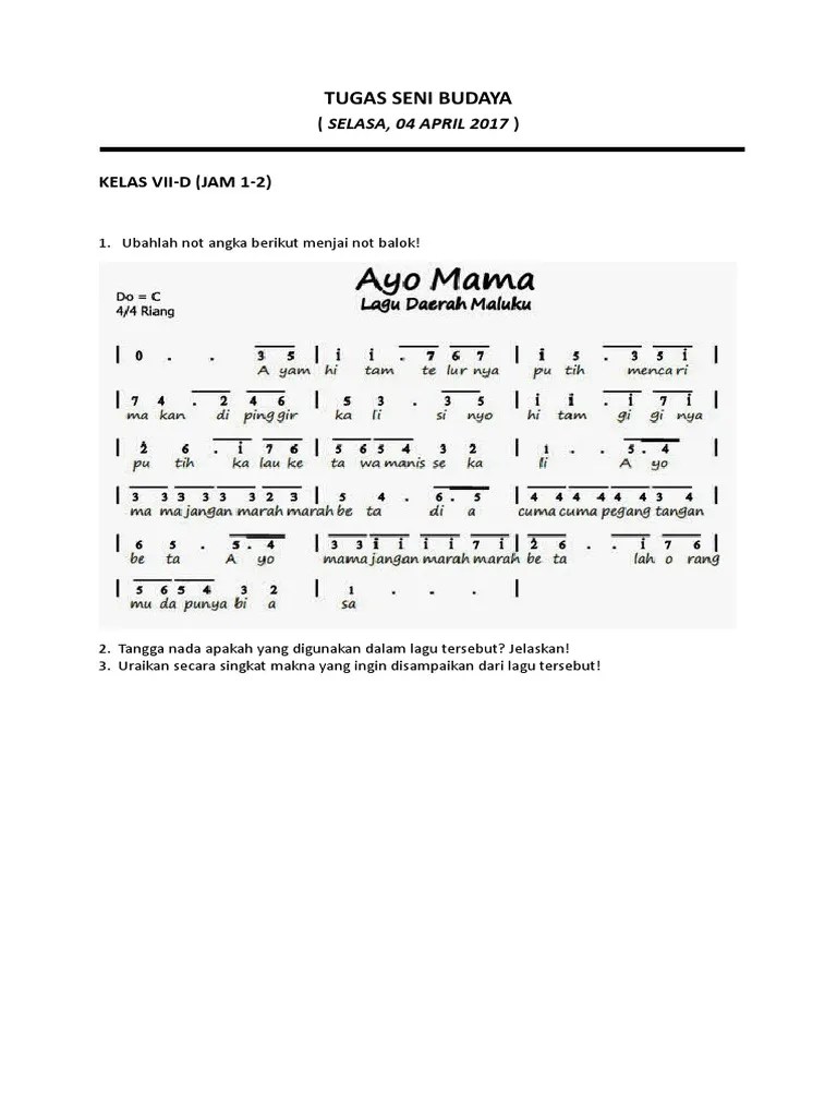 Tugas Seni Budaya | PDF