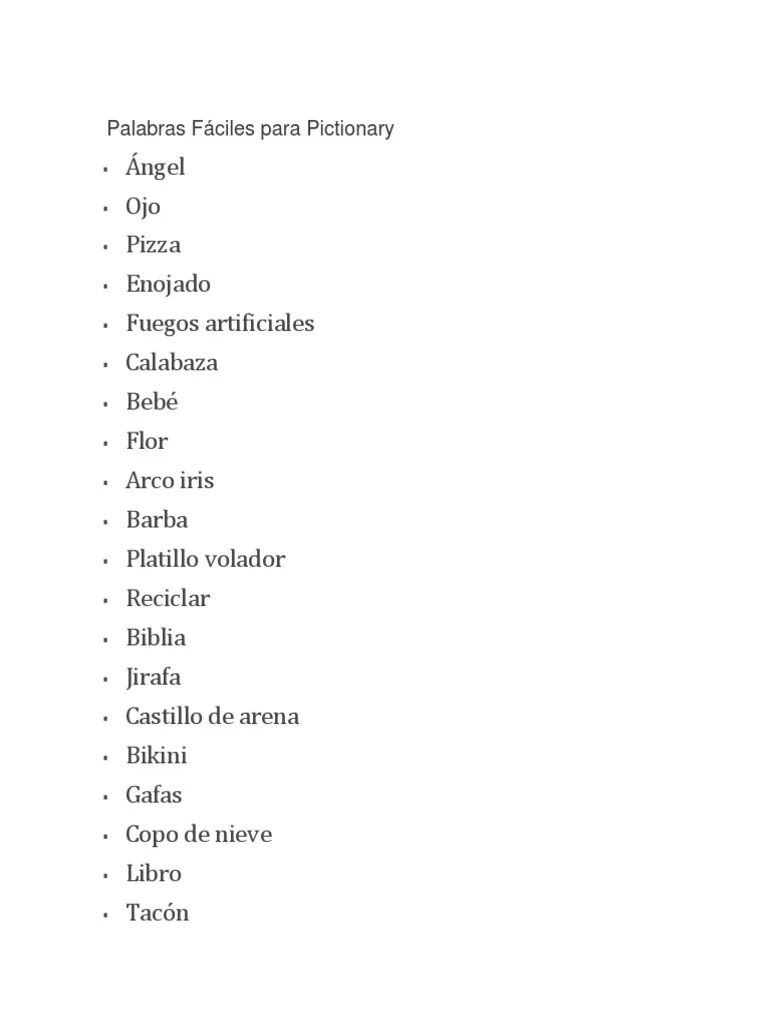 A partir de los 18 meses, los niños aprenden entre 9 y 10 palabras nuevas por día, tasa que se mantiene más o menos estable a lo largo de los años.este número es mayor si cuenta con un entorno favorecedor, que proponga situaciones de juego e interacción en las que el niño … Palabras Para Pictionary Pdf Naturaleza