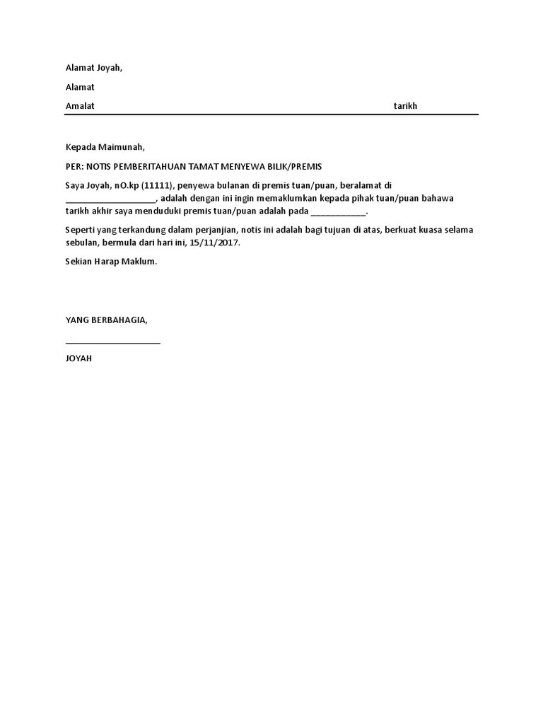 00 being new application / renewal fee for class 1a, 1b, ii, iii and iv pesticides licence notis pemberitahuan pembaharuan lesen perniagaan mppd tahun 2022 jul 22, 2021 · kemudian pendaftaran perniagaan anda akan dipaparkan. Contoh Notis Pemberitahuan Tamat Sewa Pdf