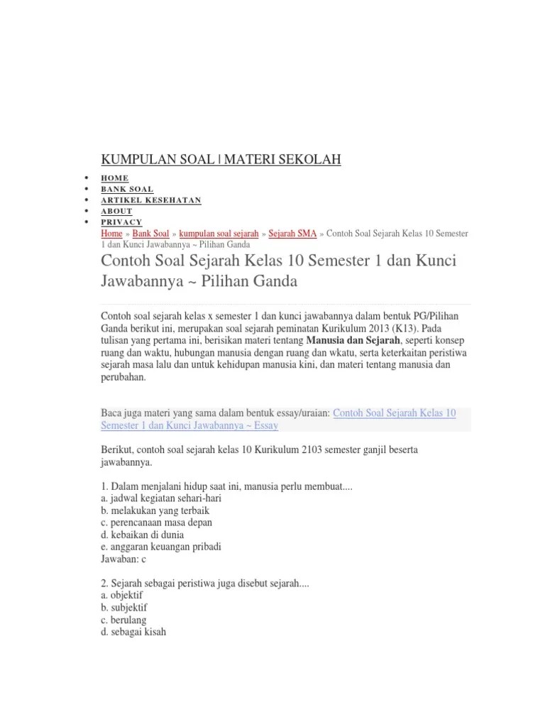 Soal beserta pembahasan kunci jawaban karya ilmiah pdgk4560. Contoh Soal Artikelpilihan Ganda Kls 9 Bahasa Indonesia Beserta Jawaban Beinyu Com
