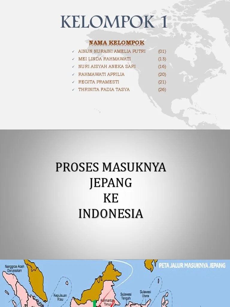 Sejarah Masuknya Jepang Ke Indonesia | PDF