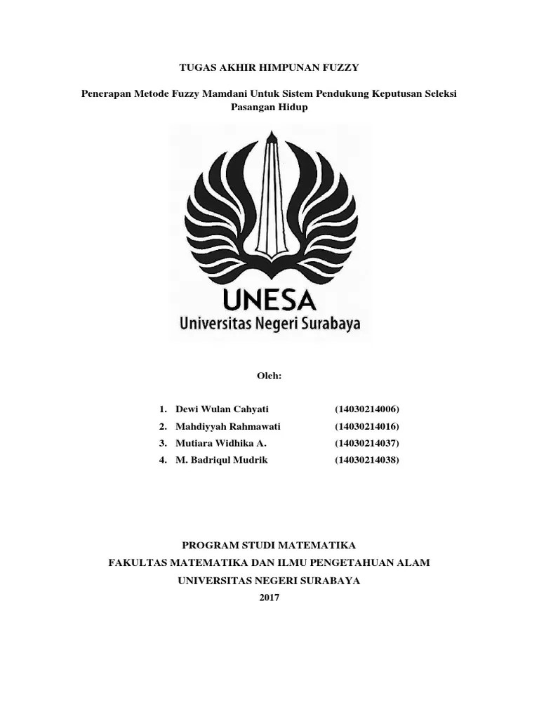 Tercatat di buku laporan pertanggung jawaban, jumlah penabung di bmt bina ihsanul fikri di akhir tahun. Laporan Tugas Akhir Fuzzy Pdf