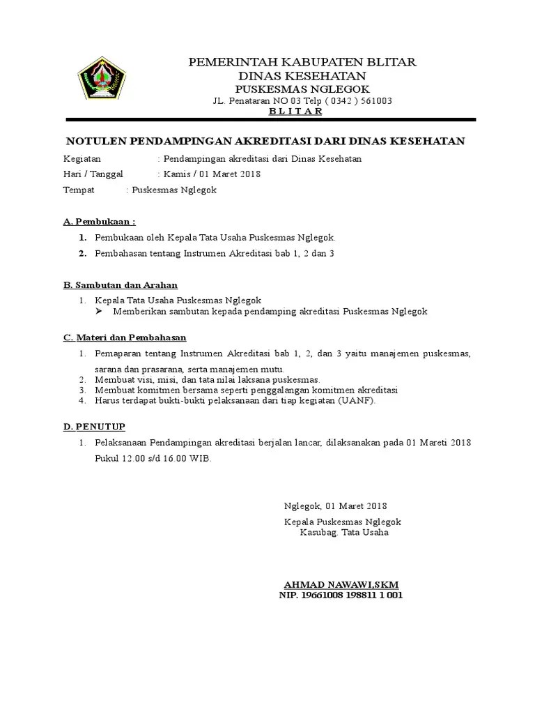 Yaitu tata cara dan tahapan. Notulen Pendampingan 3 Pdf