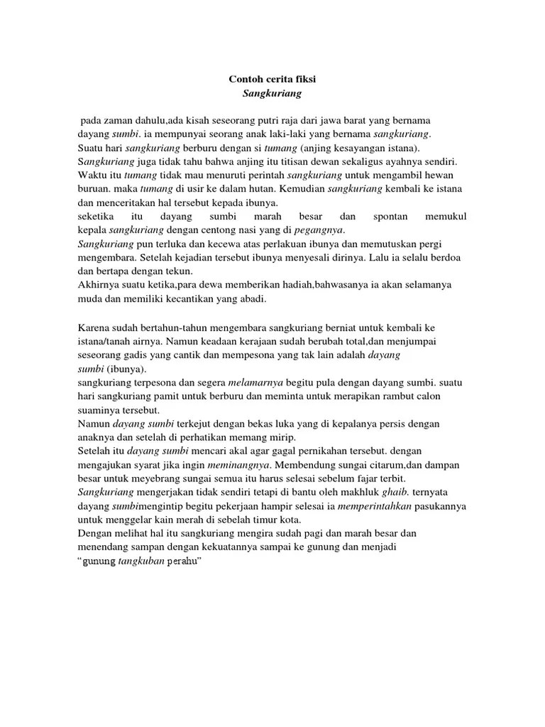 Contoh Cerita Fiksi | PDF