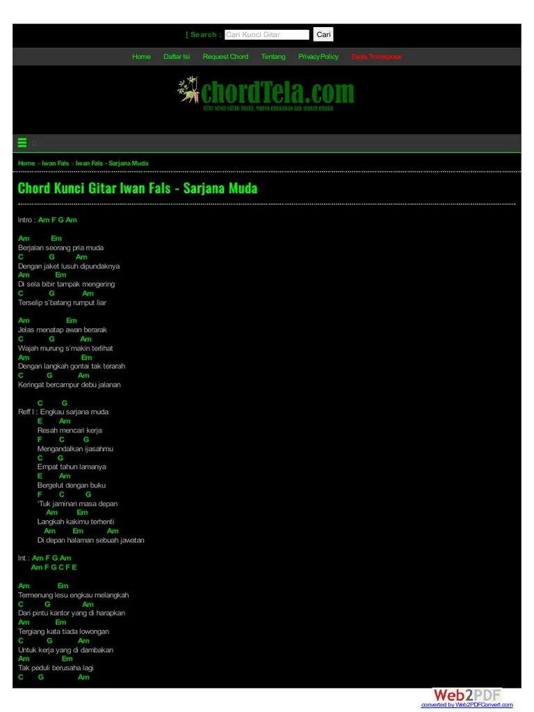 F g telah habis sudah cinta ini c g a tak lagi tersisa untuk dunia dm karena tlah kuhabiskan g c f c f sisa cintaku hanya untukmu. Www Chordtela Com Pdf