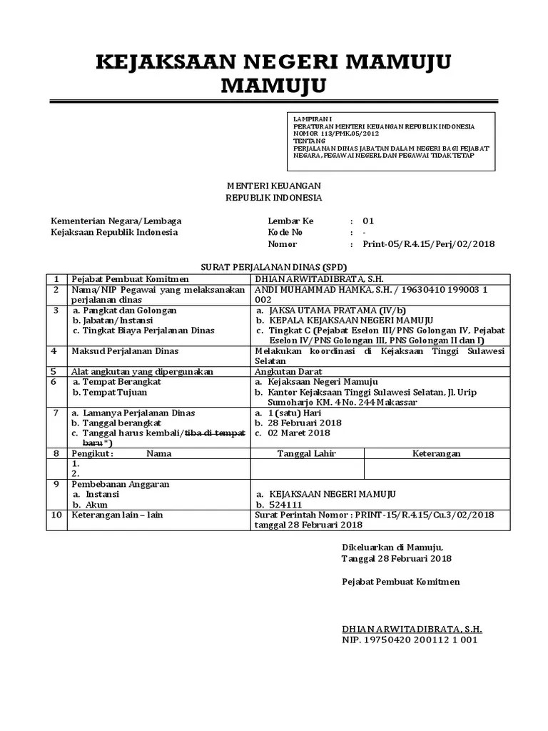 Bahwa surat edaran jaksa agung nomor se002/a/ja/ 08/2000 tentang kode surat . Sppd Pdf