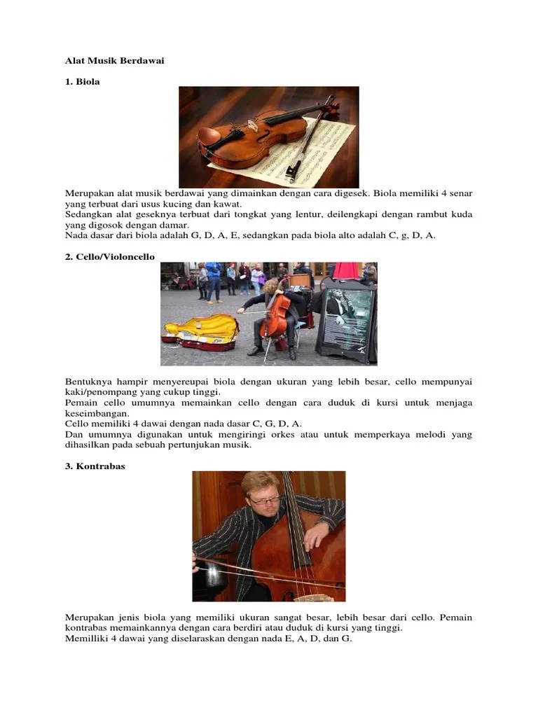 Alat Musik Berdawai