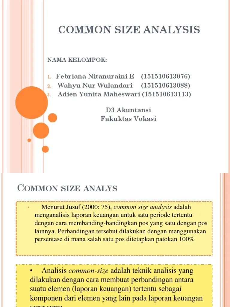 email protected bali, april 8th, 2019. Common Size Analysis Pdf
