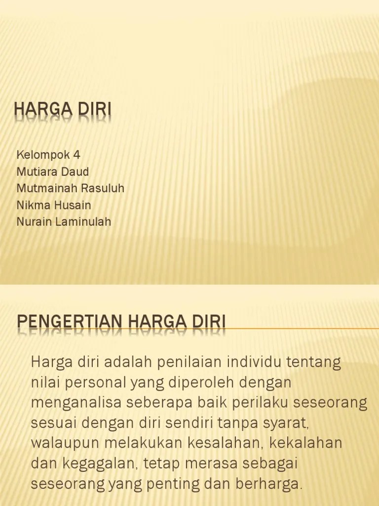 Materi Harga Diri | PDF