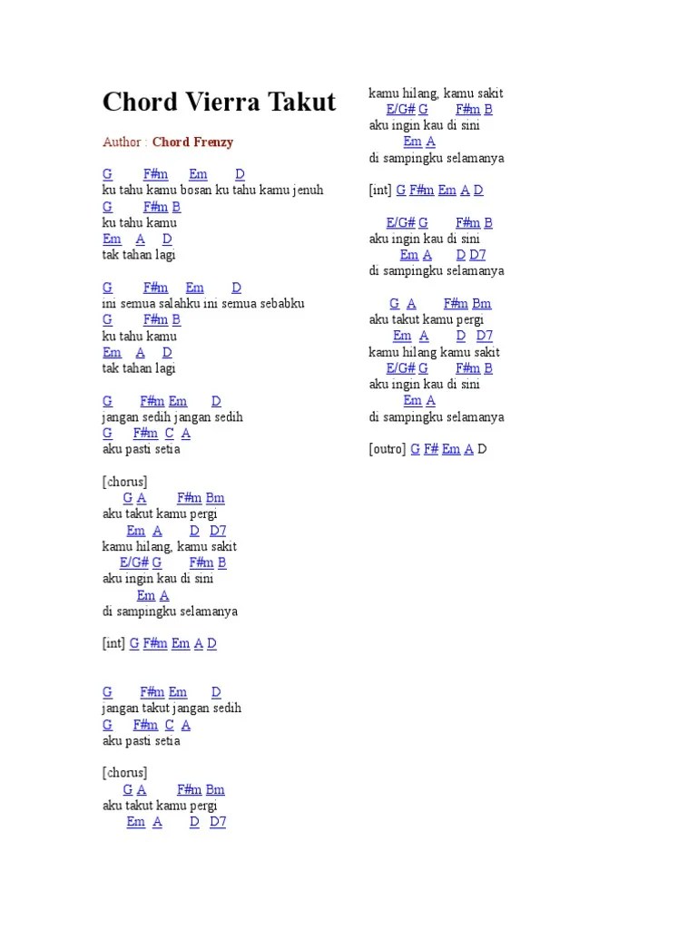 Download Lagu Vierra Aku Takut Kamu Pergi Cover