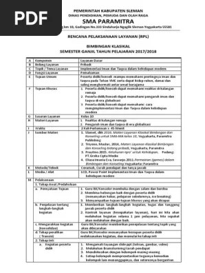 RPL Implementasi Iman Dan Taqwa Di Kehidupan Modern (Ganjil) | PDF