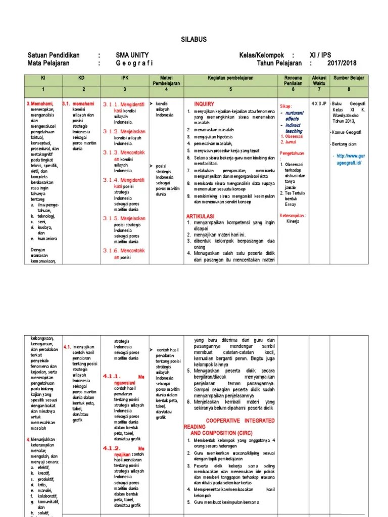 Since the bleed area will be trimmed, there should be no text or other important informat. Rpp Geografi Kelas Xi Kurikulum 2013 Pdf
