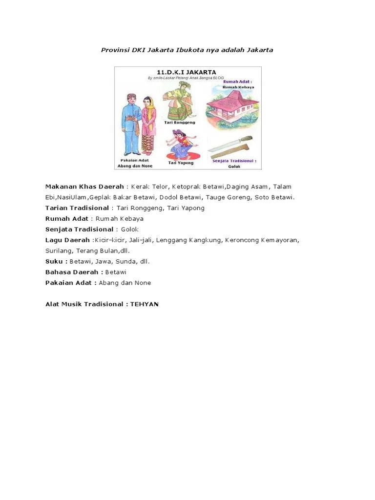 Tarian Dki Jakarta | PDF