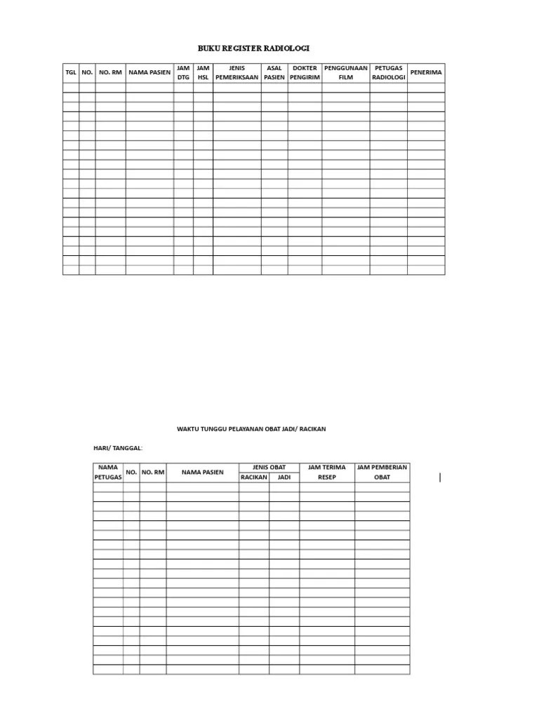 Foto rontgen dibuat dengan sinar x yang melewati suatu objek dan berinteraksi . Buku Register Radiologi Pdf