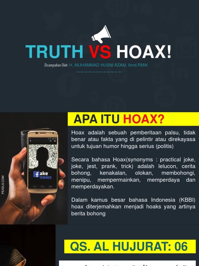 Seminar Stop Hoax | PDF