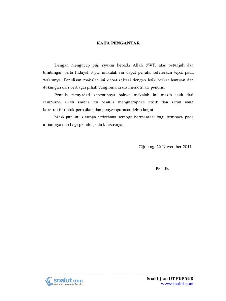 Contoh Makalah Pendidikan Anak Usia Dini Pdf