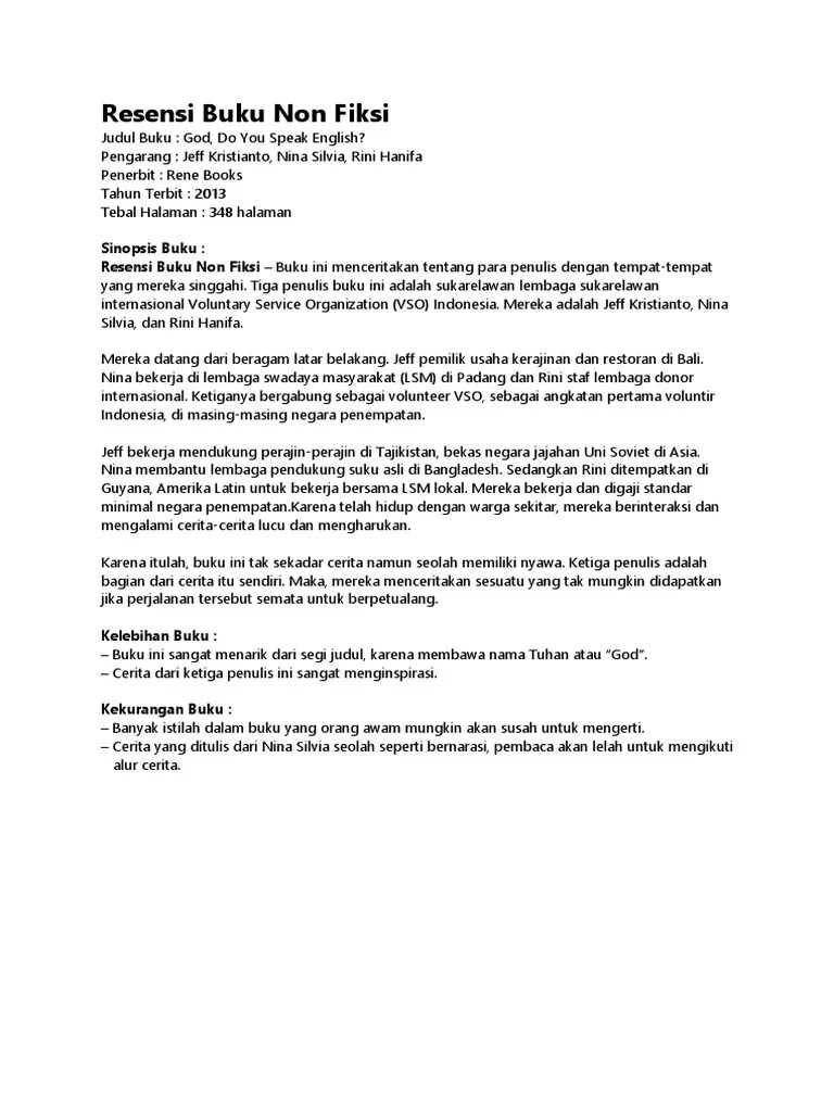 Resensi Buku Non Fiksi Bahasa Sunda